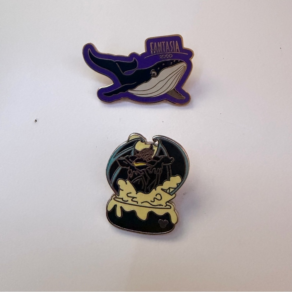 Authentic Disney Fantasia Set of Two Pins